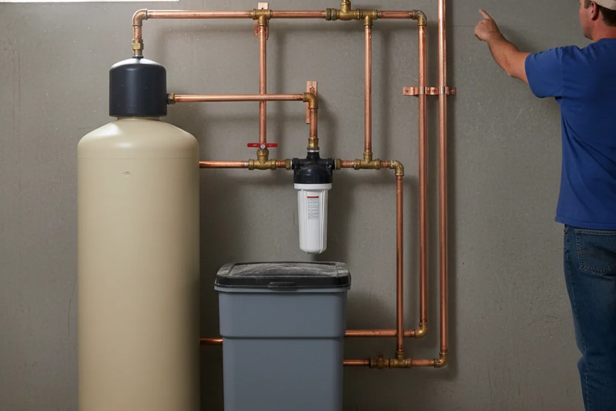 Whole-house water treatment system installed in New Carlisle